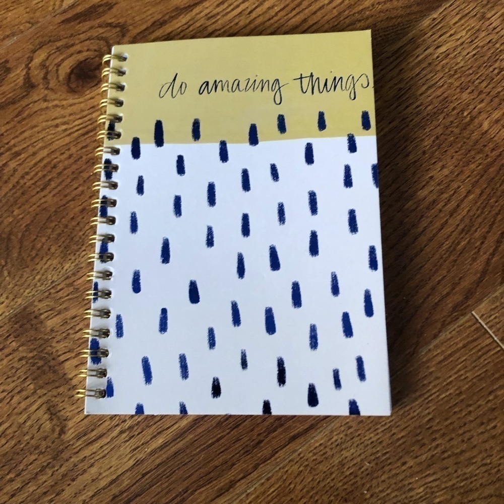 “Do Amazing Things” small lined notebook